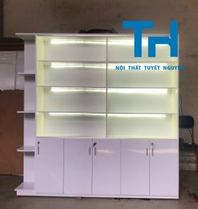 tủ trưng bày gỗ công nghiệp