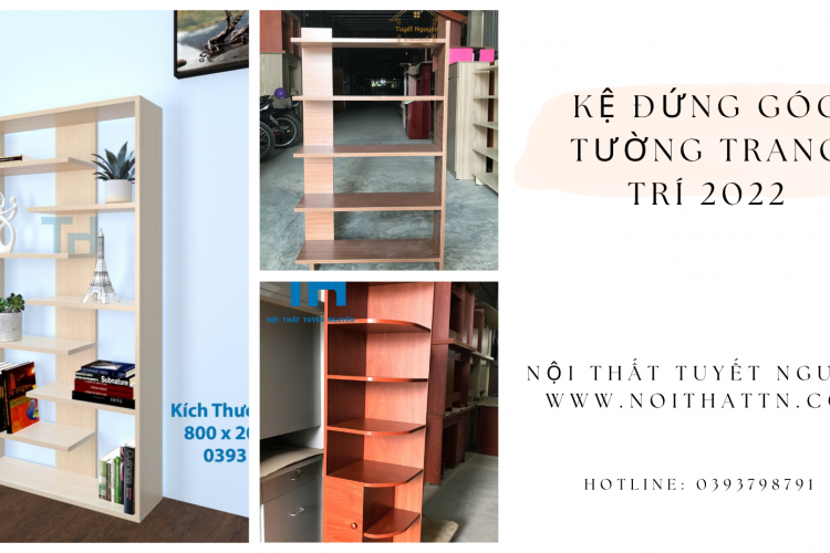 kệ đứng góc tường trang trí