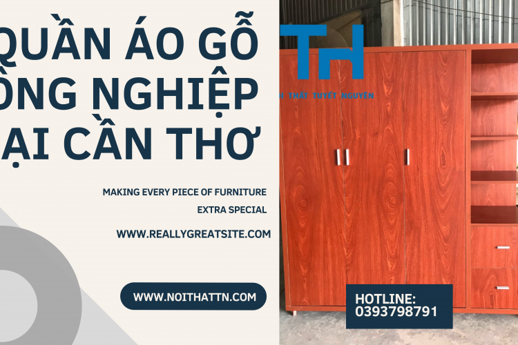 tủ quần áo gỗ công nghiệp tại cần thơ