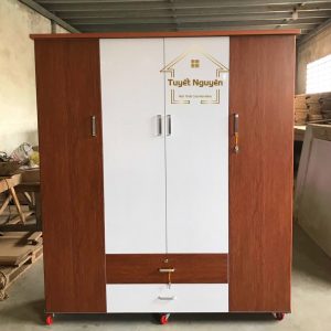 tủ quần áo 4 cánh giá rẻ
