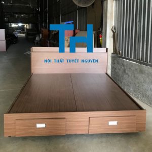 giường ngủ gỗ công nghiệp có ngăn kéo