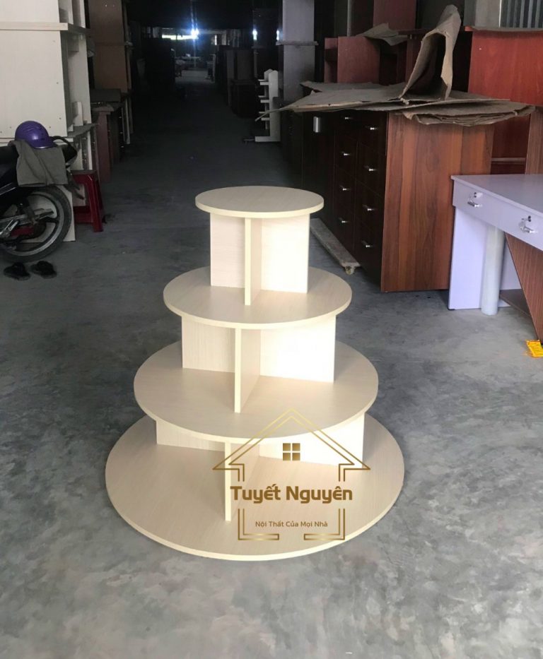 kệ trụ tròn trưng bày