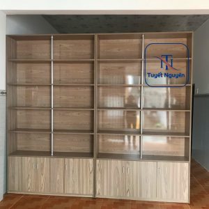 tủ trưng bày sản phẩm đơn giản