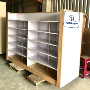 kệ để hàng 2 mặt giữa nhà