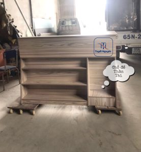 quầy lễ tân siêu thị