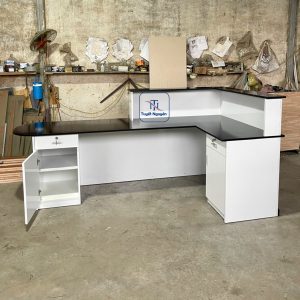 quầy lễ tân chữ L giá rẻ